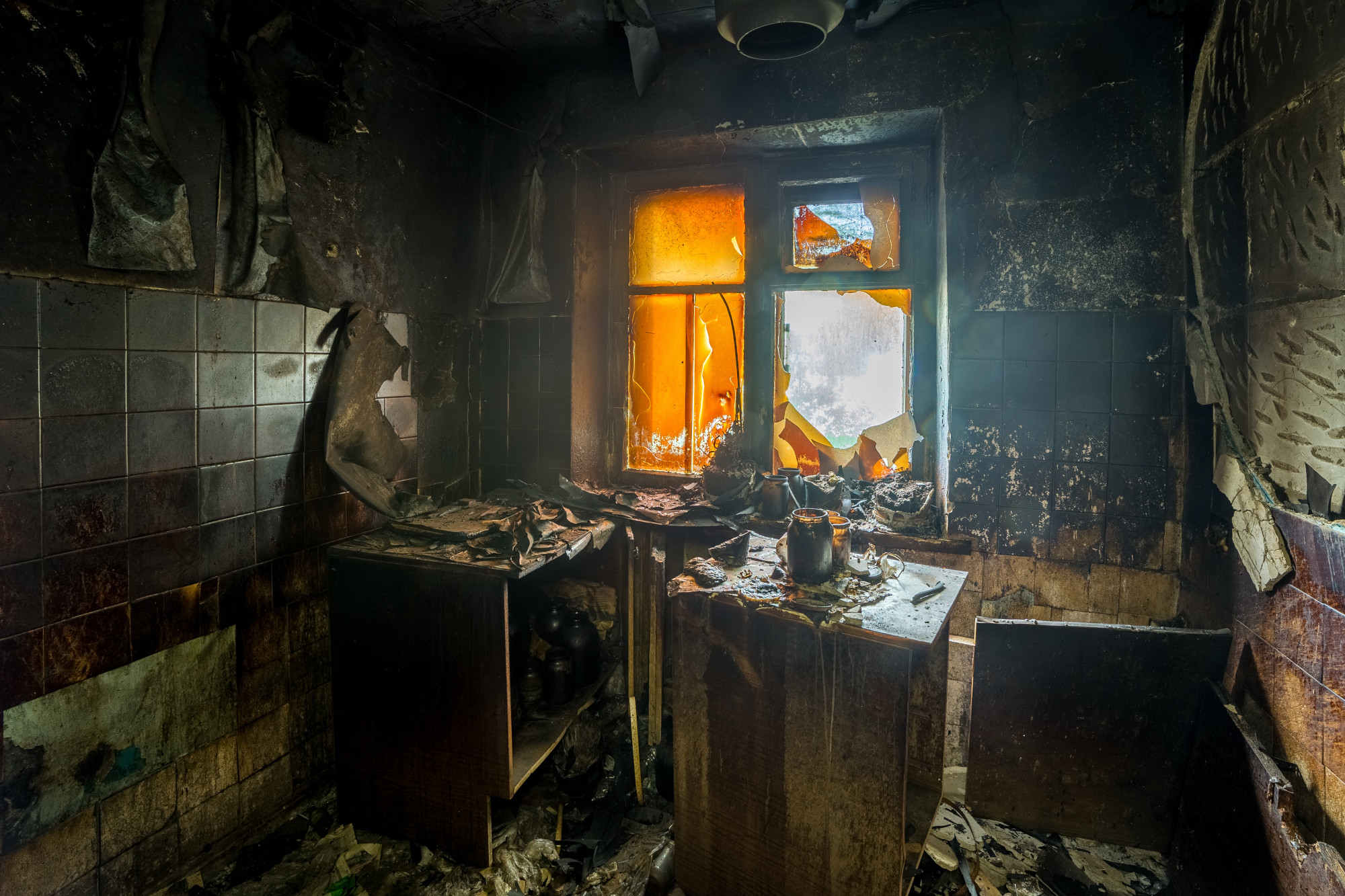 fire damage restoration